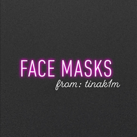 FACE MASKS FABRIC WITH FILTER POCKET - Picture 1 of 1